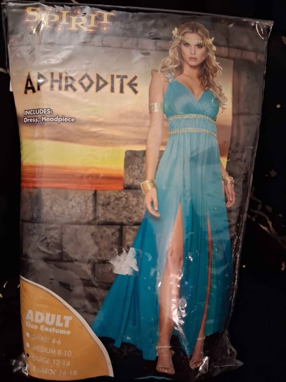 Aphrodite adult costume lg 12-14